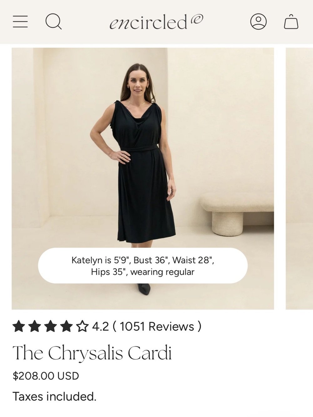 Encircled Chrysalis Cardi